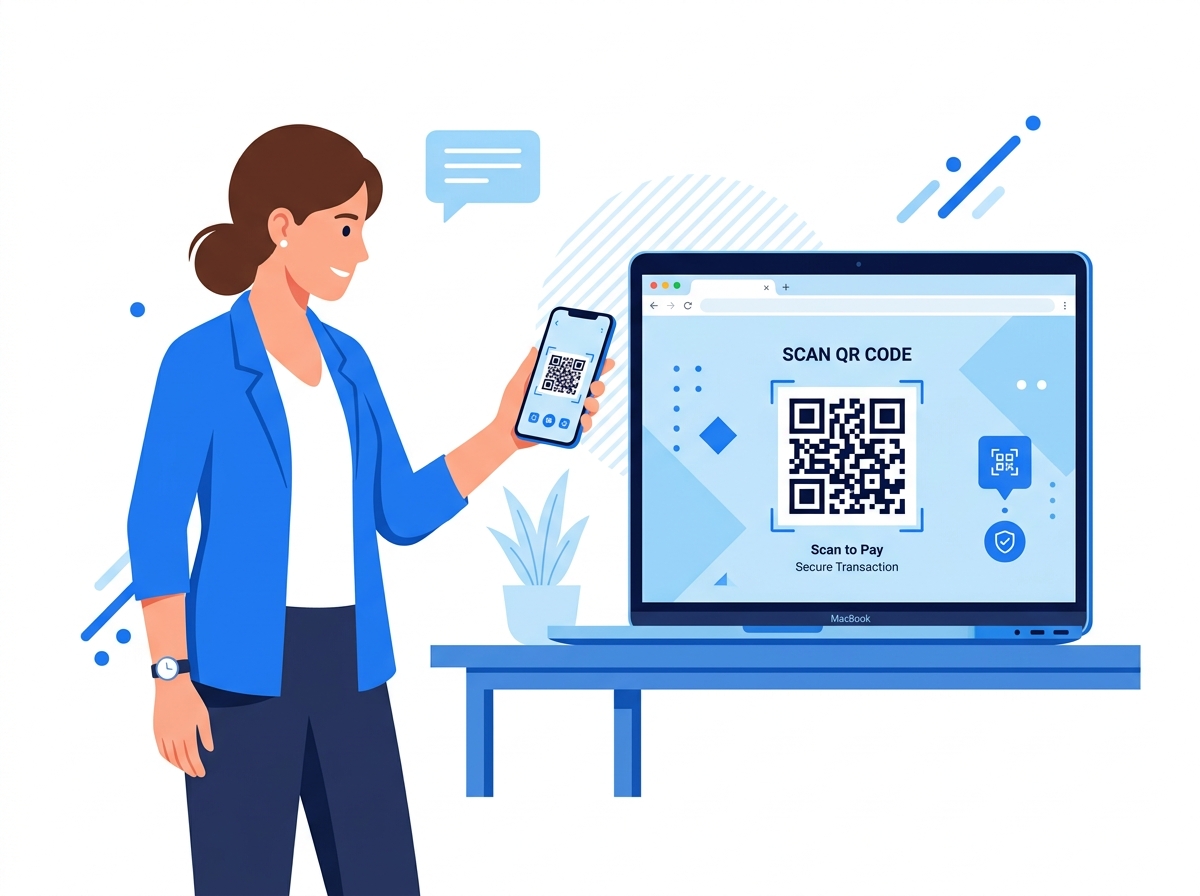 QR Code Use Case Illustration